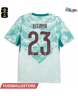 Günstige Portugal Vitinha #23 Auswärtstrikot WM 2026 Kurzarm